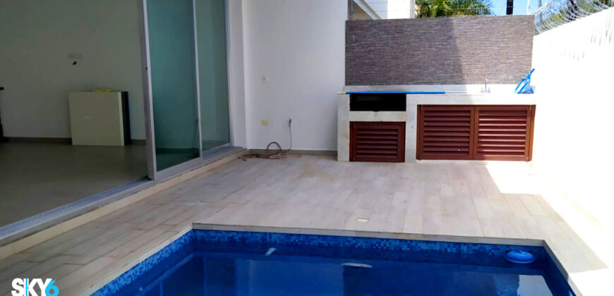 Amplia Residencia en Renta dentro de Residencial Aqua Cancún