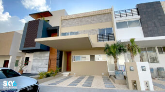 Estrena casa en Residencial Arbolada Cancún