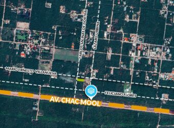 Venta de terreno 999.98 m2 cerca de Av. Chac Mool en Cancún