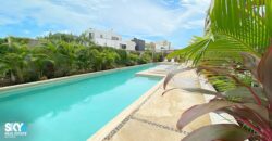 Elegante Departamento en Residencial Aqua Cancún: Espaciosa Terraza, Cocina Equipada y Vista Espectacular