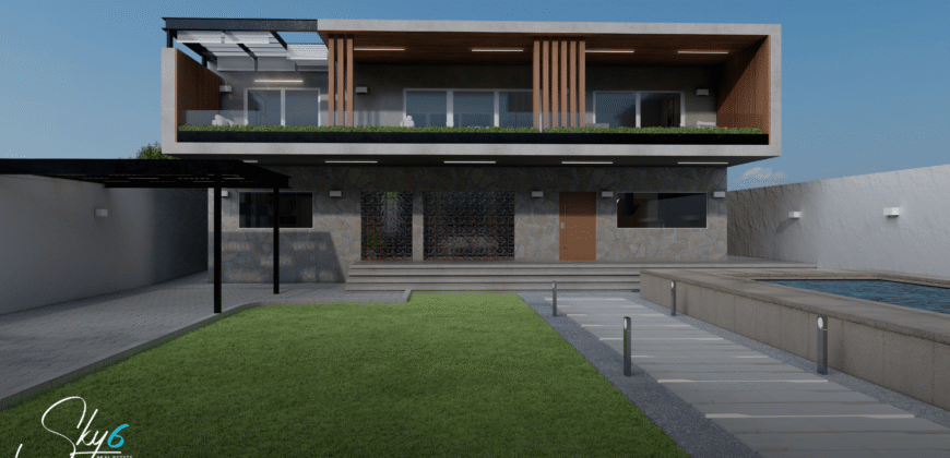 Casa con alberca y gimnasio en Bonfil lista para terminar