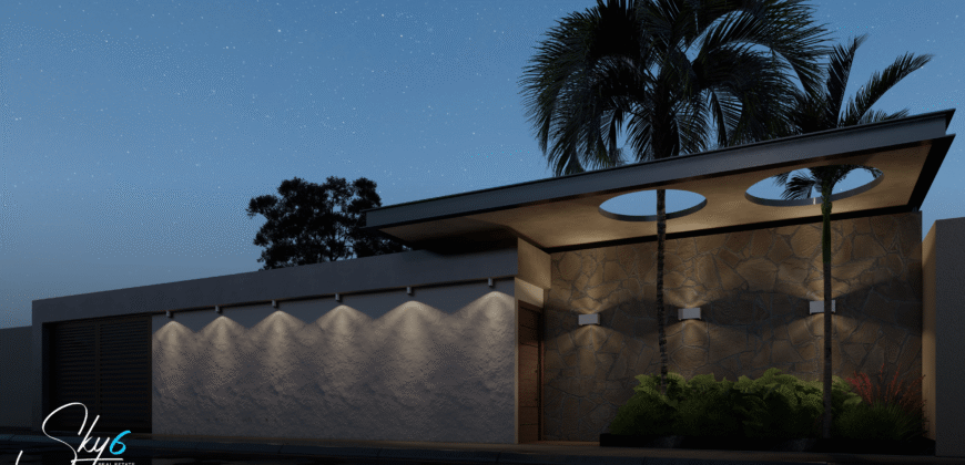 Casa con alberca y gimnasio en Bonfil lista para terminar