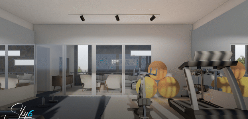 Casa con alberca y gimnasio en Bonfil lista para terminar
