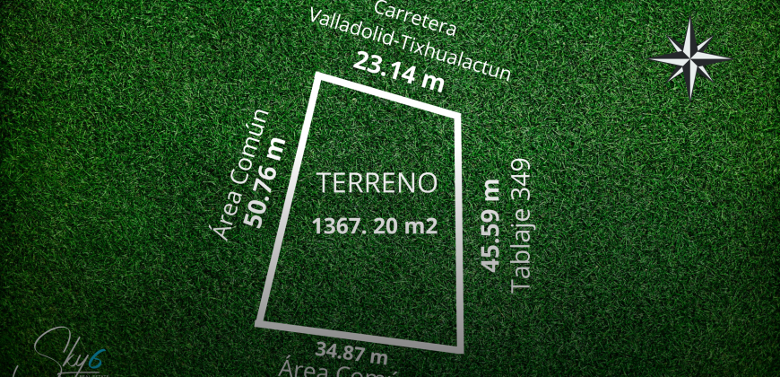 Terreno en Sahumal Valladolid con alta plusvalía