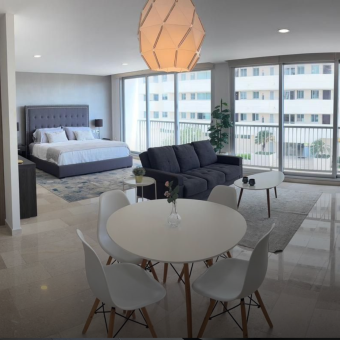 Loft en Brezza Towers en Cancún con amenidades premium