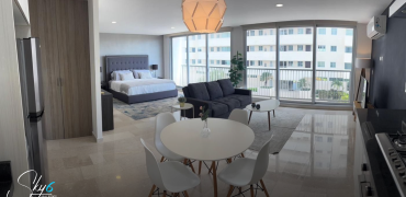 Loft en Brezza Towers en Cancún con amenidades premium