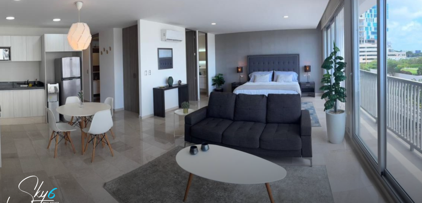 Loft en Brezza Towers en Cancún con amenidades premium