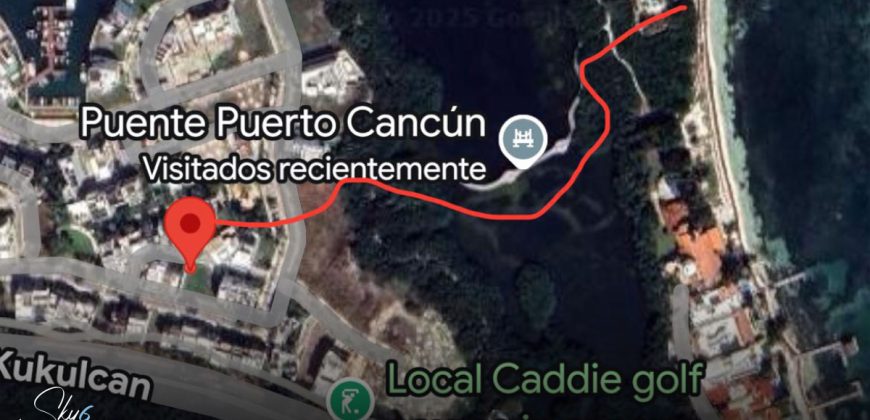Terreno Exclusivo Laguna Puerto Cancún: ¡Tu Paraíso Frente al Mar!