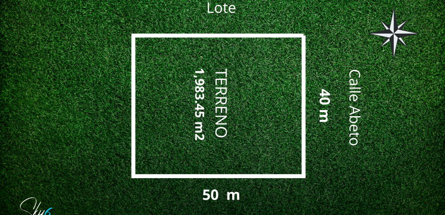 Terreno Habitacional en Prolongación La Luna en Venta