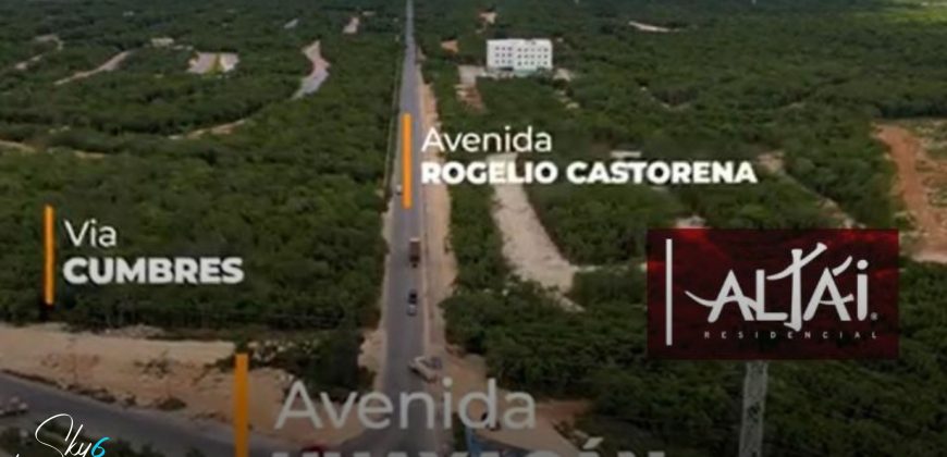 Terreno en Altai Residencial Cancún